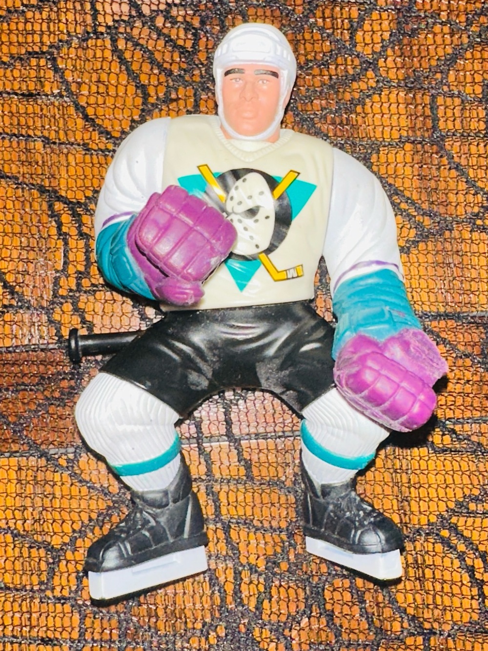 Vintage Hasbro NHL Anaheim Mighty Ducks Paul Kariya 90’s Hockey Figure
